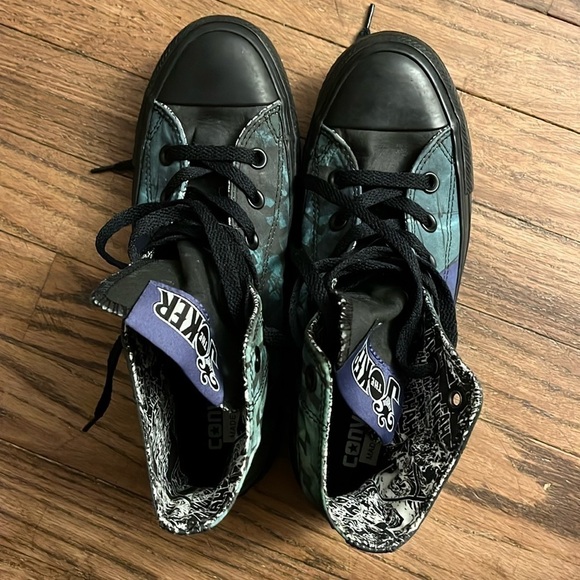 Converse Chuck Taylor All Star High x DC Comics Joker Like New - Picture 10 of 13